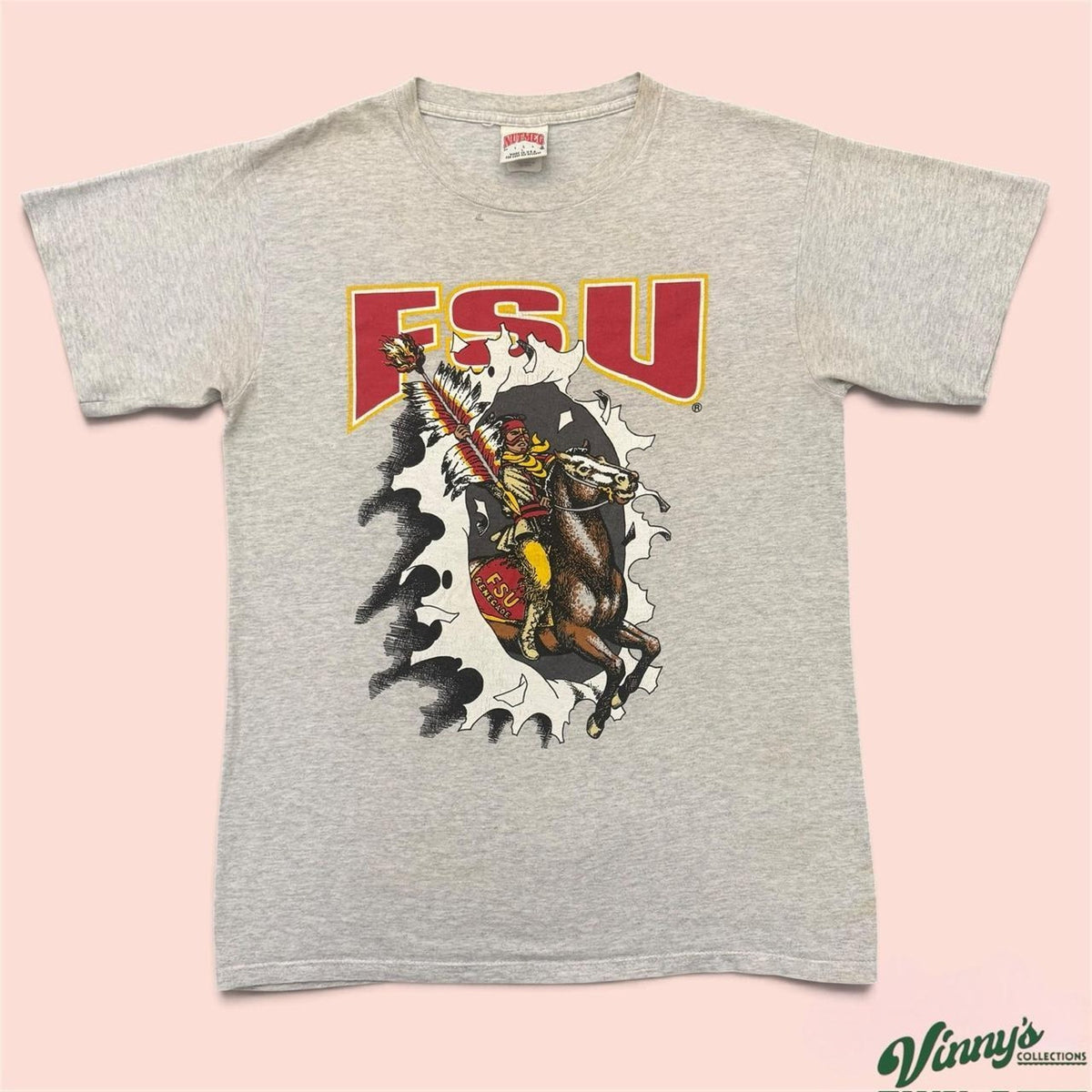 Vintage Nutmeg Florida State Seminoles FSU Breakthrough College Shirt Mens Large
