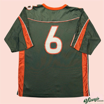 Vintage Y2K Nike Miami Hurricanes Santana Moss College Football Jersey Mens XL