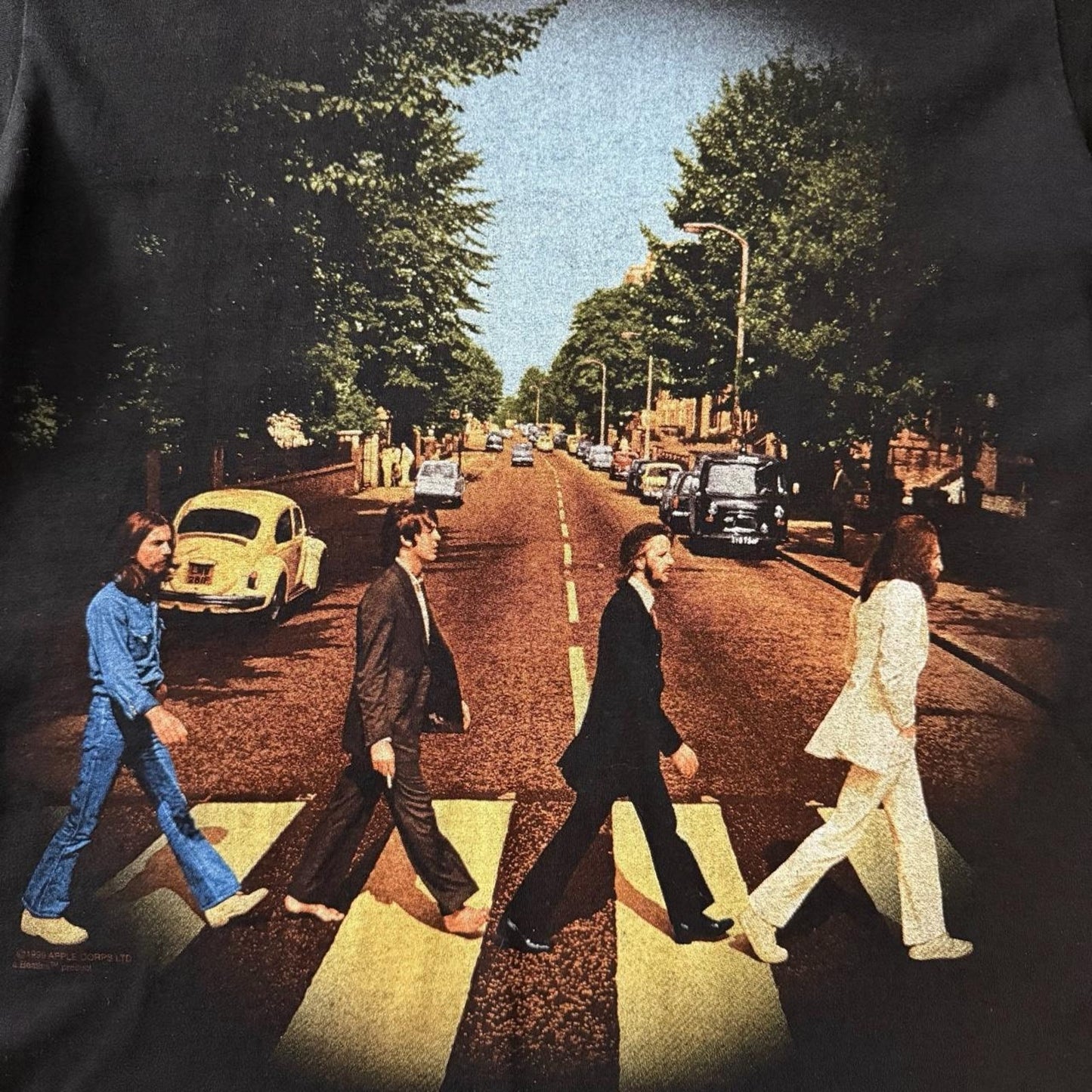 Vintage The Beatles Abbey Road Band Music Shirt Mens Small