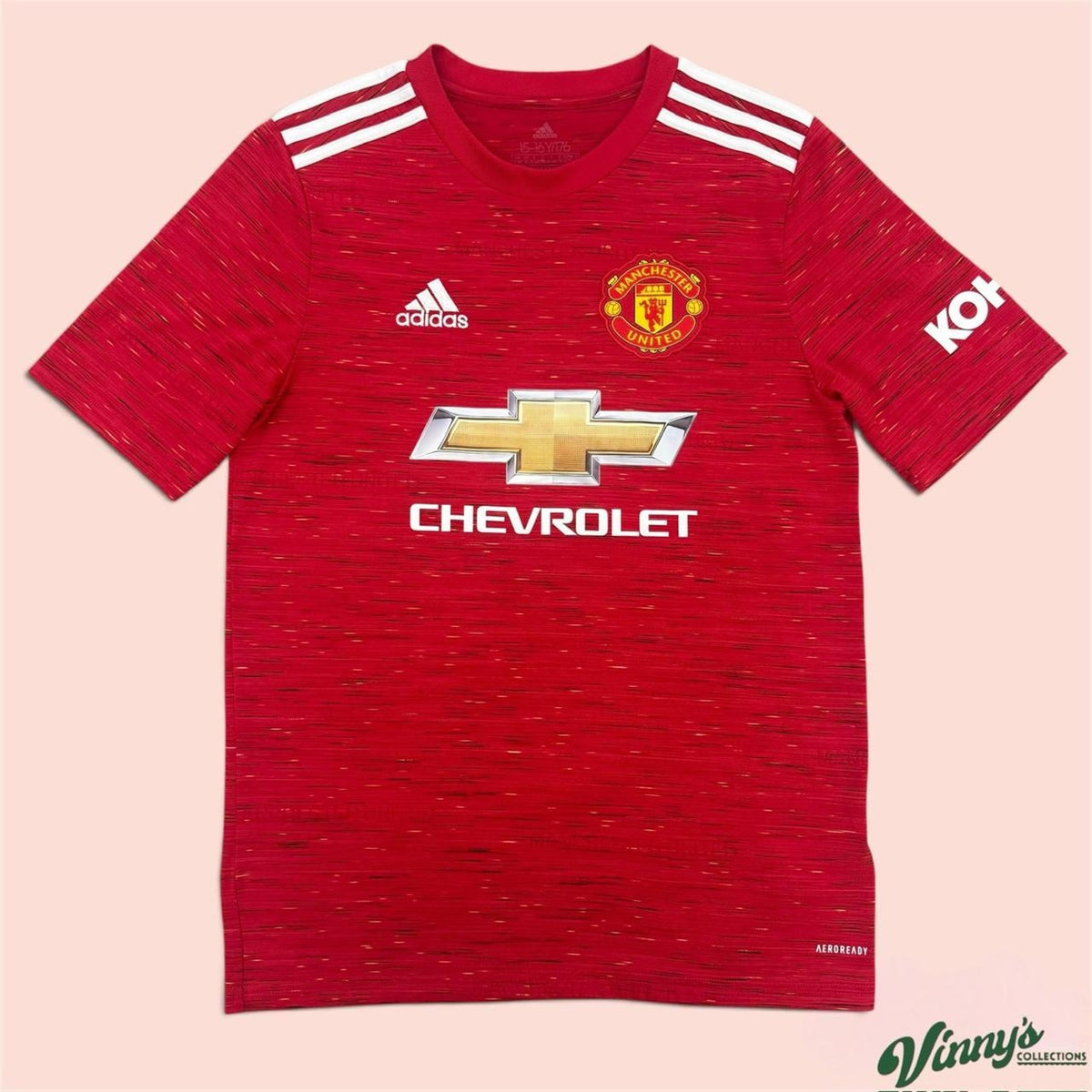 Adidas 2021 Manchester United Soccer Jersey Kit Youth XL