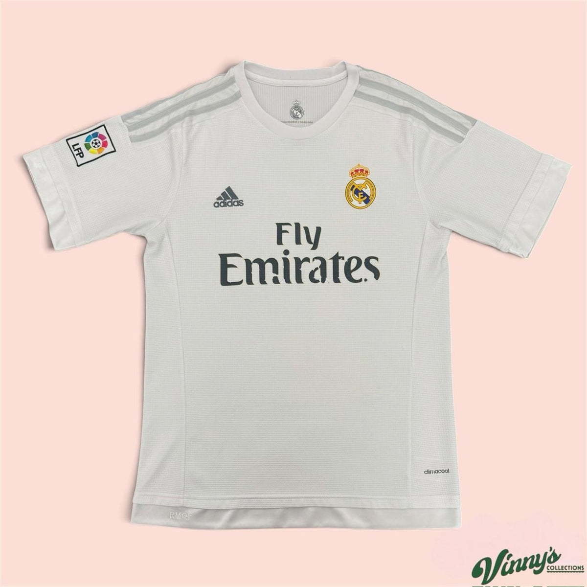 Adidas 2015/16 Real Madrid Home Soccer Jersey Kit Mens Large