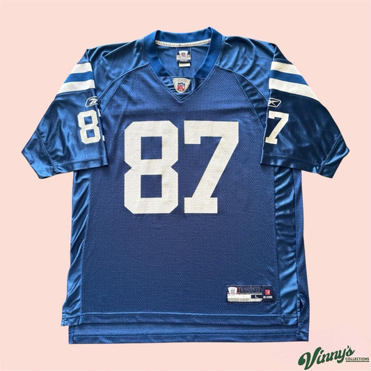 Vintage Reebok NFL Indianapolis Colts Reggie Wayne Football Jersey Mens Large