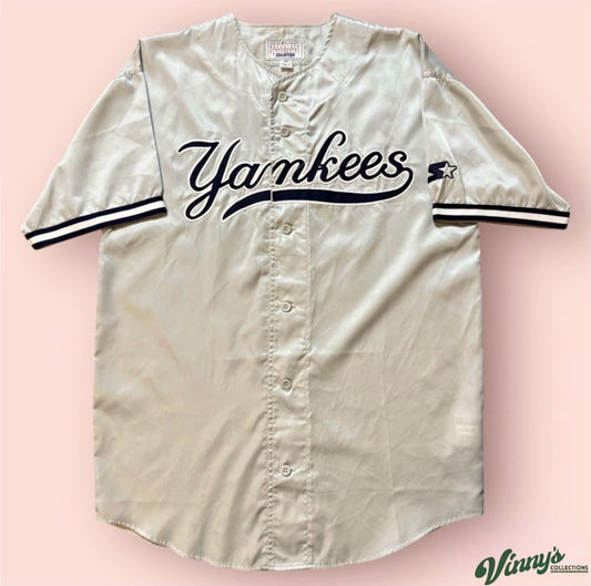 Starter MLB New York Yankees Nylon Baseball Jersey Men Medium
