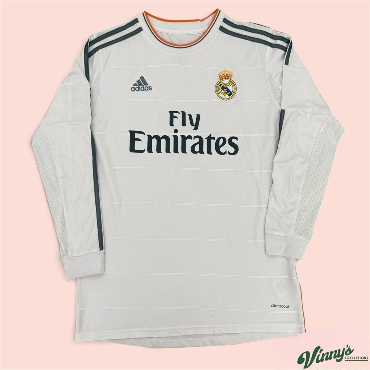 Adidas 2013/14 Real Madrid Cristiano Ronaldo LS Soccer Jersey Kit Mens Medium