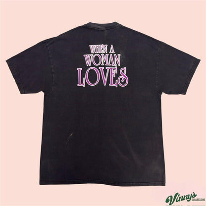 Vintage 00s Y2K Hanes Patti LaBelle When a Woman Loves Shirt Mens XL