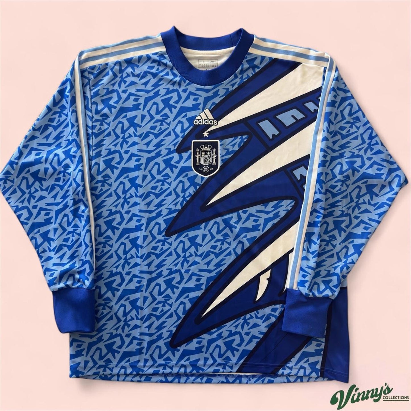 Adidas Retro 1994 Spain World Cup Goalie Soccer Jersey Mens Large