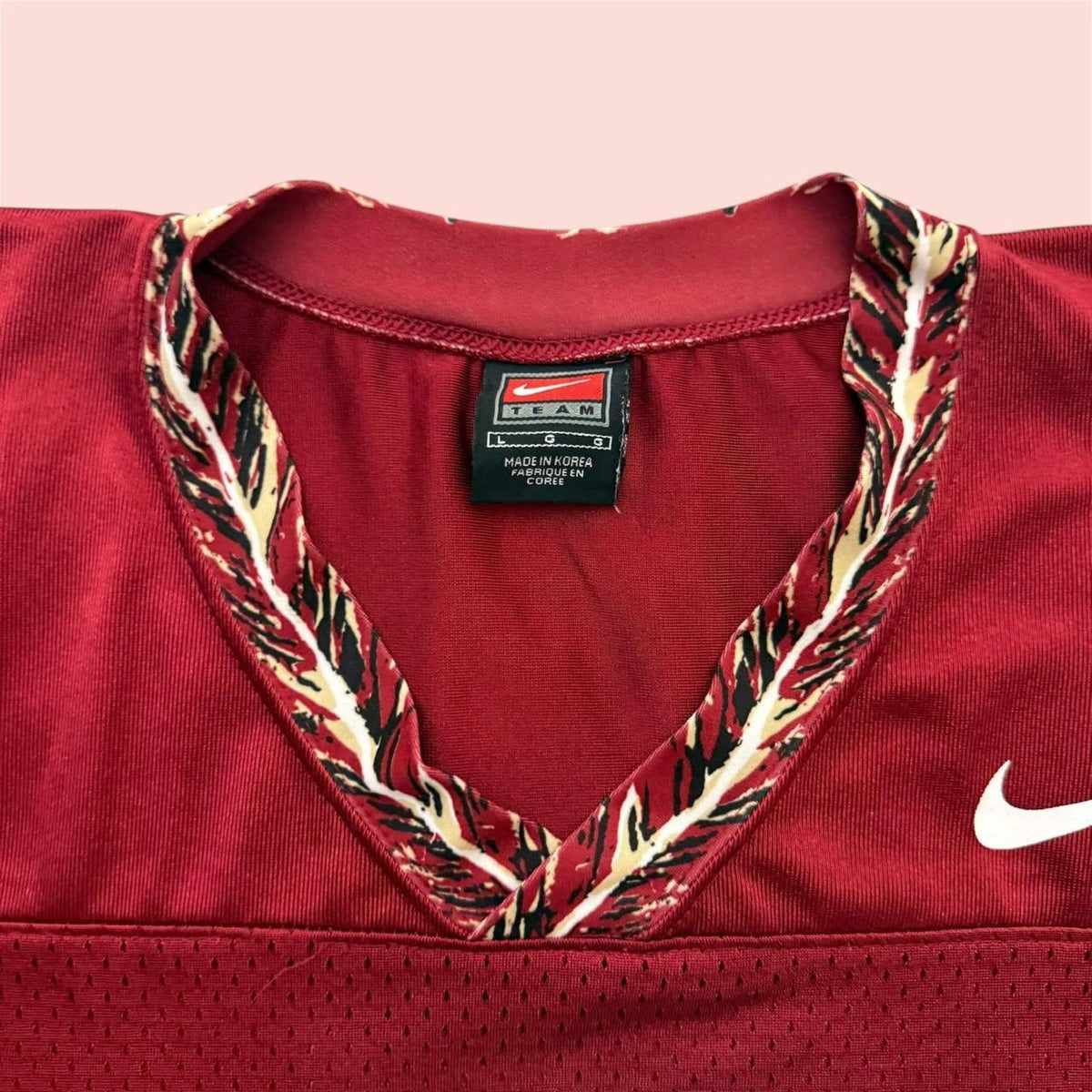 Vintage Nike FSU Florida State Seminoles Anquan Boldin Football Jersey Men Large