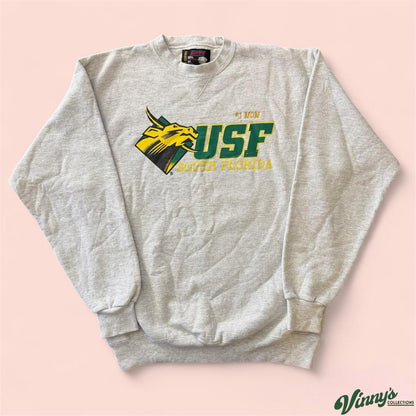 Vintage Soffe USF Bulls South Florida Mom College Crewneck Sweatshirt Mens Large