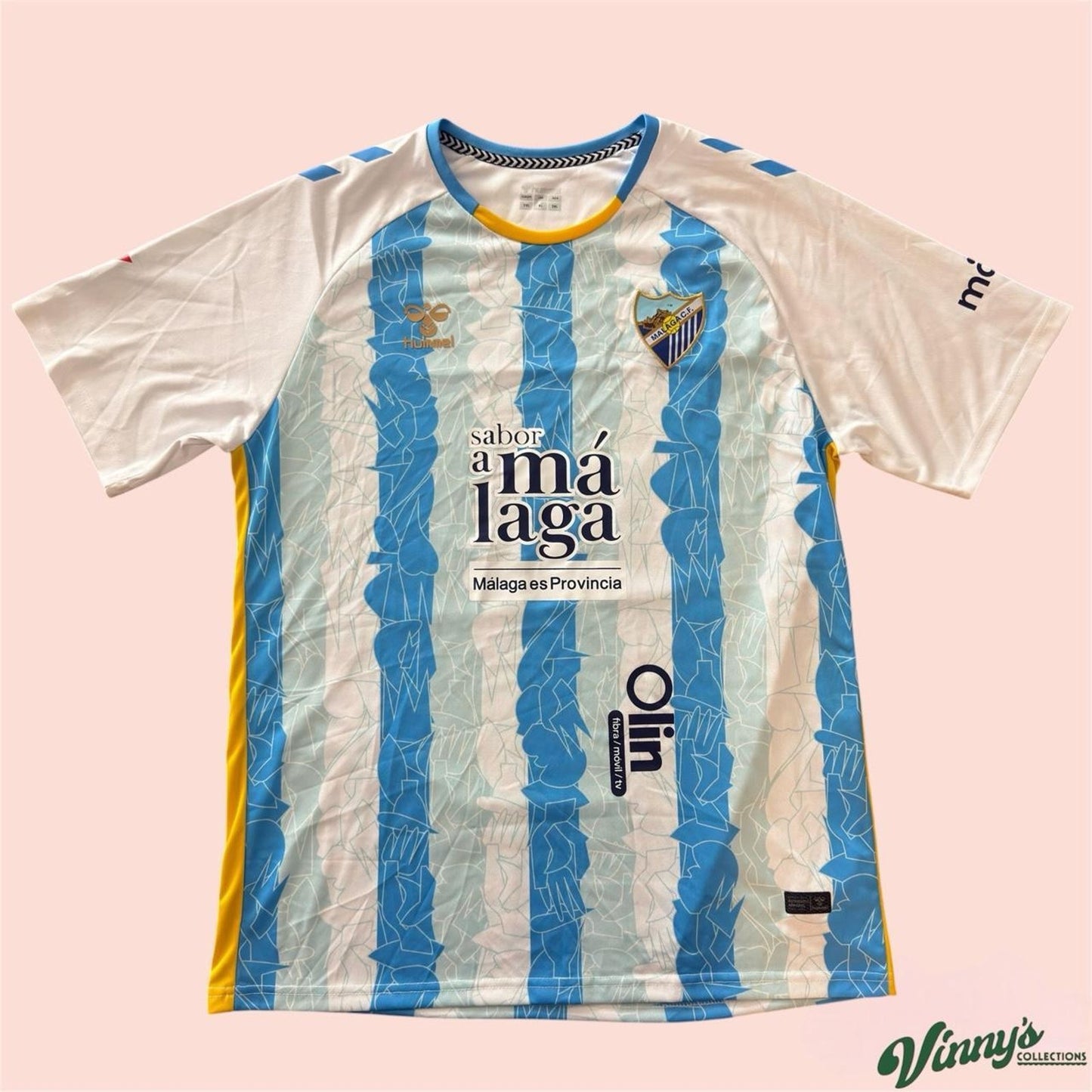 2024/25 Hummel Málaga CF Home SoccerJersey Kit Mens XL