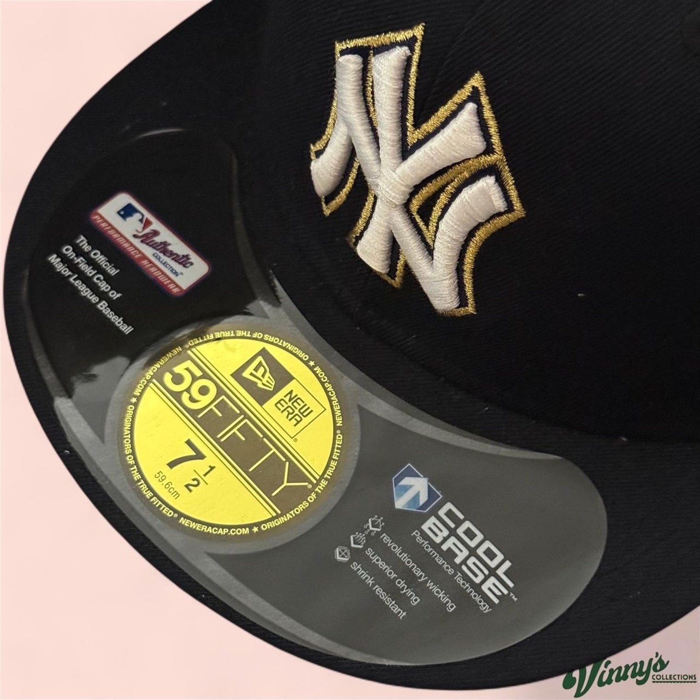 New Era New York Yankees World Series Champions Baseball Fitted Cap
