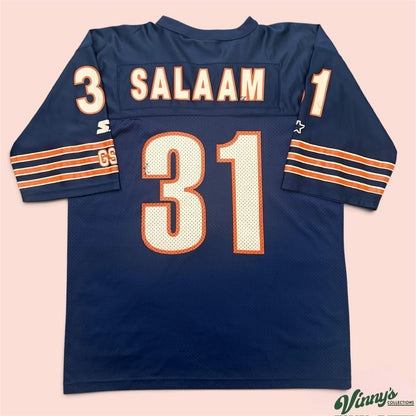 Vintage 90s Starter Chicago Bears Rashaan Salaam Football Jersey Mens 48 Large