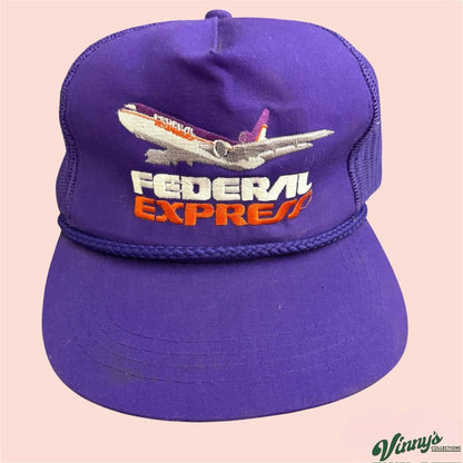 Vintage 90s Yupoong Federal Express Trucker Hat