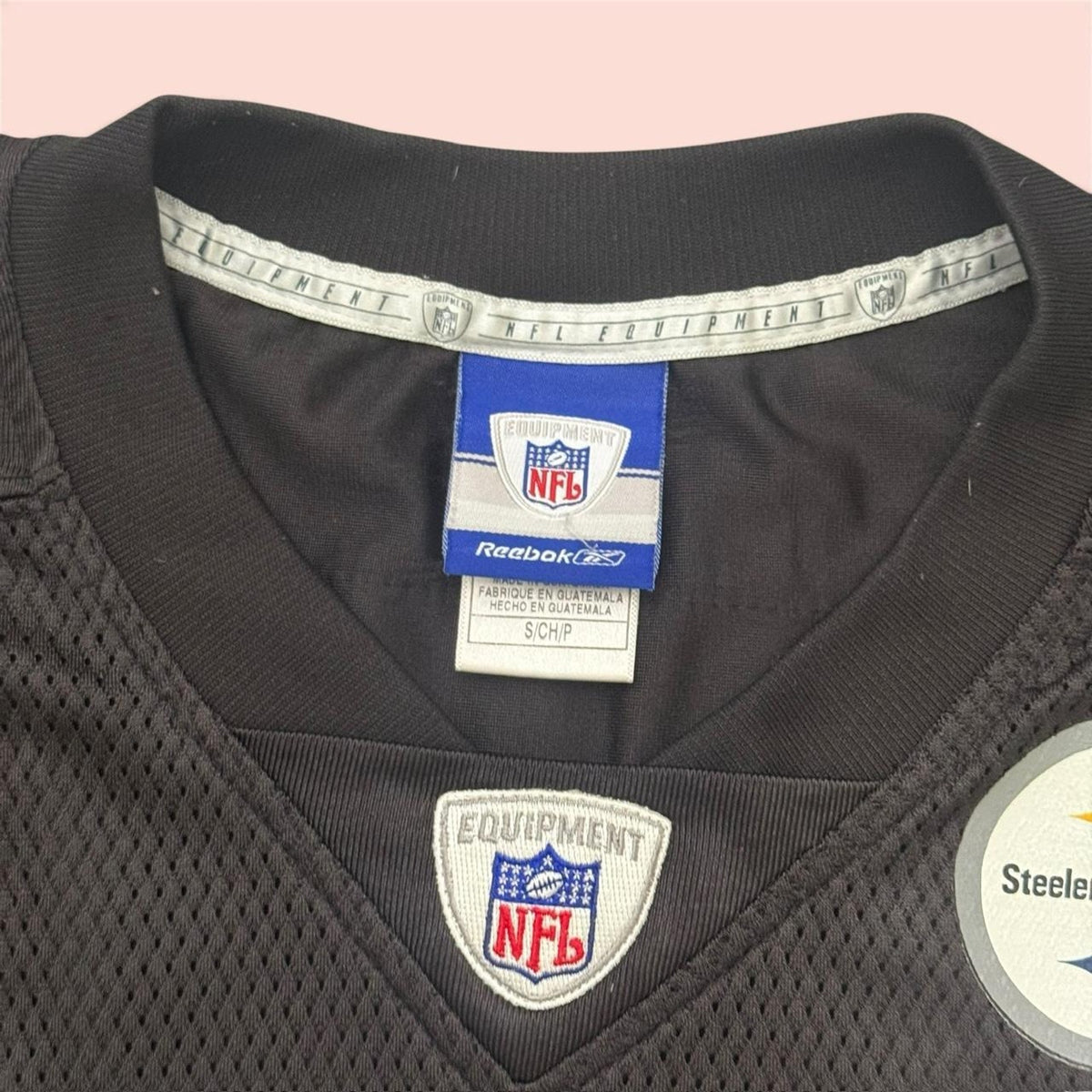 Vintage 00s Reebok Pittsburgh Steelers Troy Polamalu Football Jersey Mens Smalll