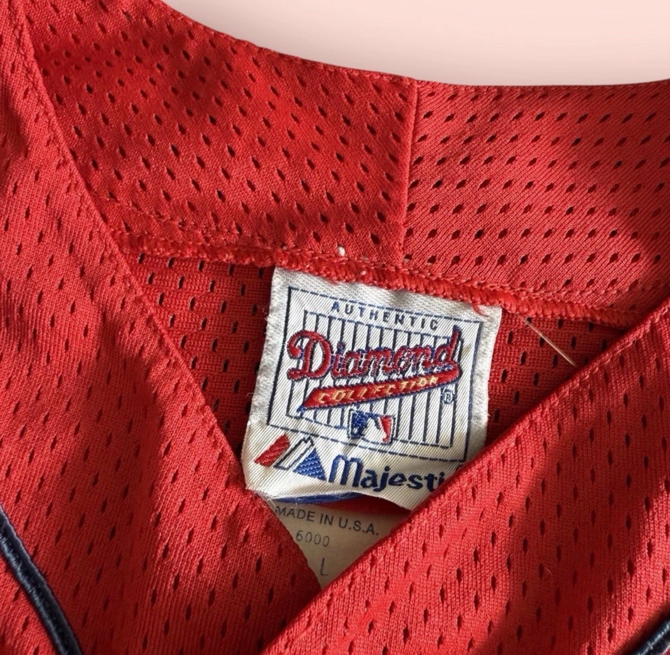 Majestic MLB St Louis Cardinals Baseball Jersey Mens Large
