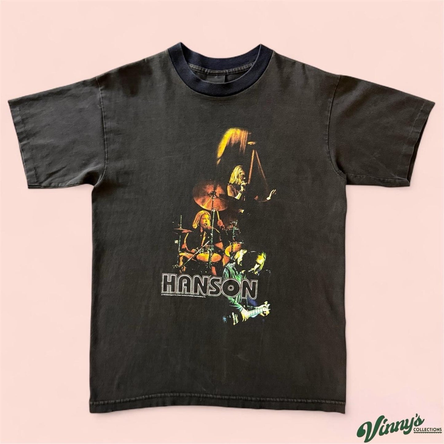 Vintage 90s Polygram Hanson Band Tee Shirt Mens Medium