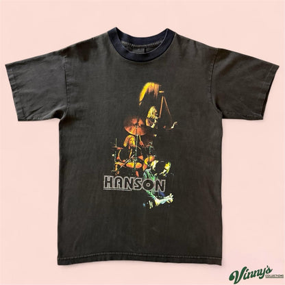 Vintage 90s Polygram Hanson Band Tee Shirt Mens Medium