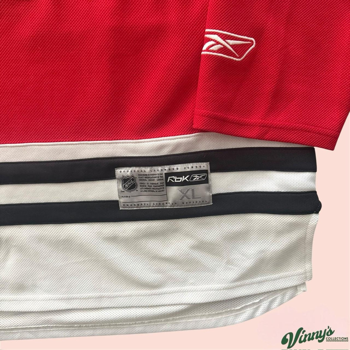 Vintage Reebok NHL Chicago Blackhawks Martin Havlat Hockey Jersey Mens XL