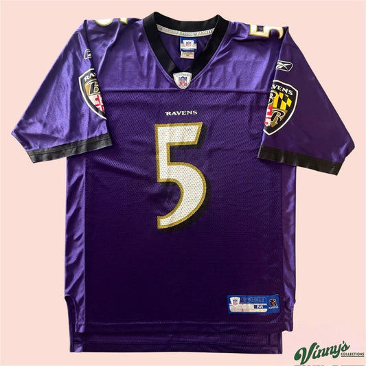 Vintage Reebok NFL Baltimore Ravens Joe Flacco Football Jersey Mens Medium