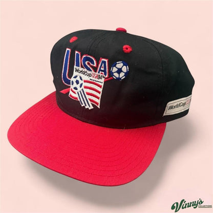 Vintage 90s Twins Enterprise 1994 USA World Cup Soccer Snapback Cap