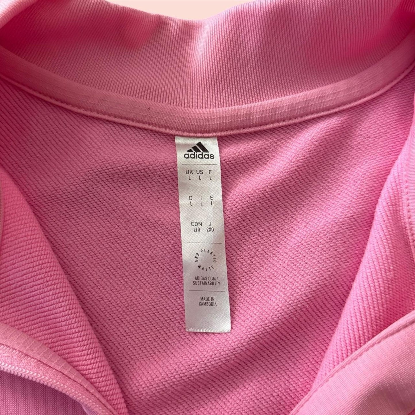 Adidas MLS Inter Miami Soccer Training Jacket Mens Large