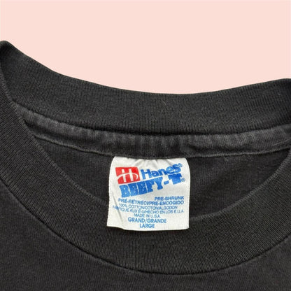 Vintage 90s Hanes Beefy 1993 Sturgis Black Hills Biker Shirt Mens Large