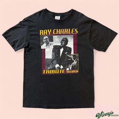 Vintage Ray Charles Tribute 2004 Staples Center Shirt Mens Large