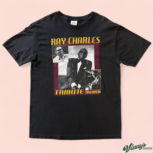 Vintage Ray Charles Tribute 2004 Staples Center Shirt Mens Large