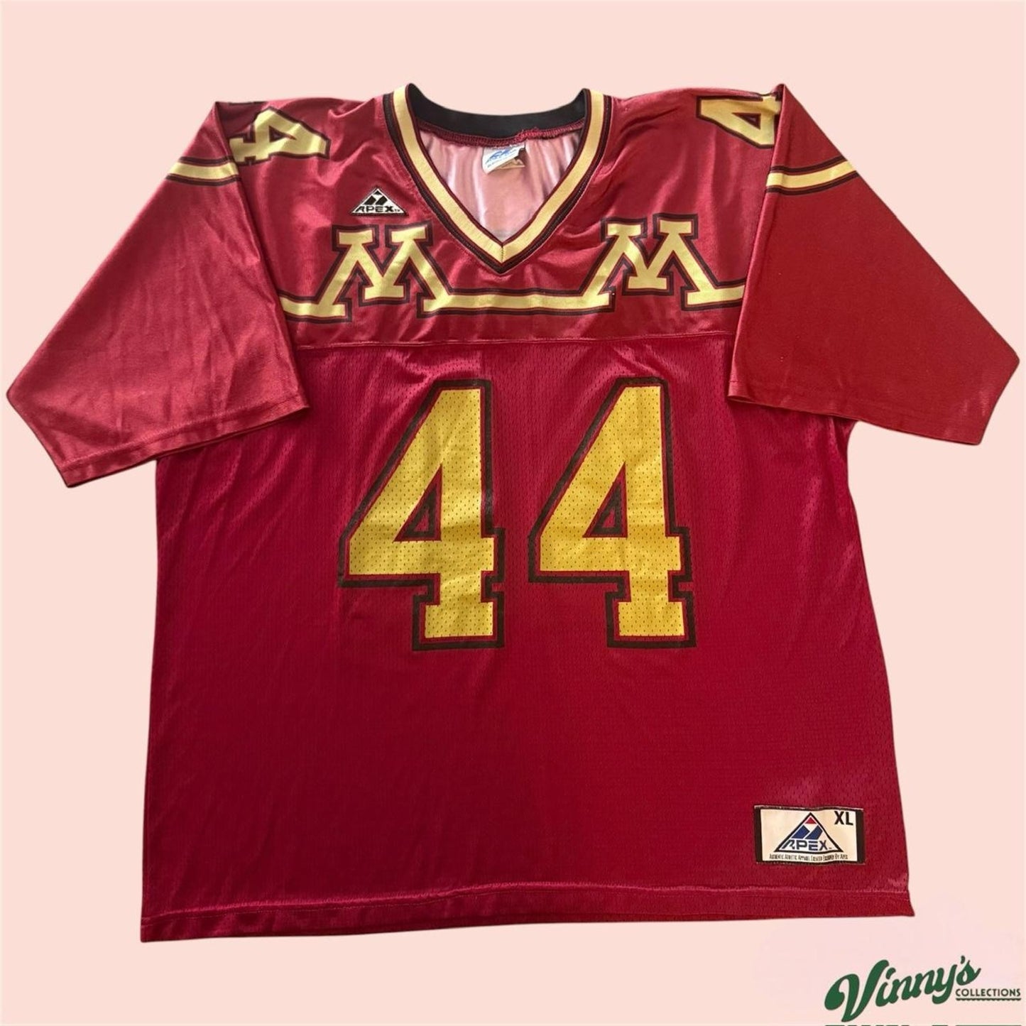 Vintage 90s Apex One Minnesota Golden Gophers College Football Jersey Mens XL