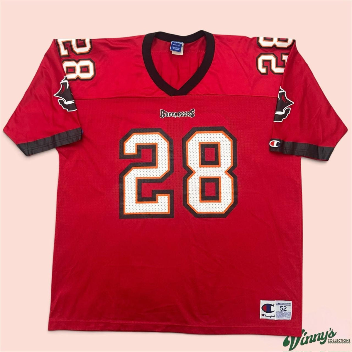 Vintage 90s Champion Tampa Bay Buccaneers Warrick Dunn Football Jersey Mens 2XL