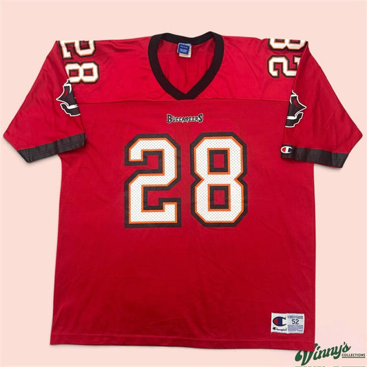 Vintage 90s Champion Tampa Bay Buccaneers Warrick Dunn Football Jersey Mens 2XL