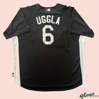 Majestic Authentic MLB Florida Marlins Dan Uggla Baseball Jersey Mens 2XL