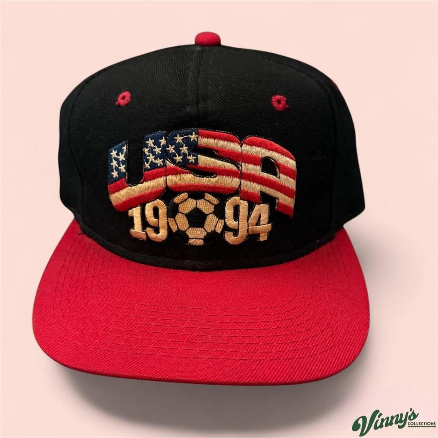 Vintage 90s 1994 USA World Cup Soccer Snapback Cap