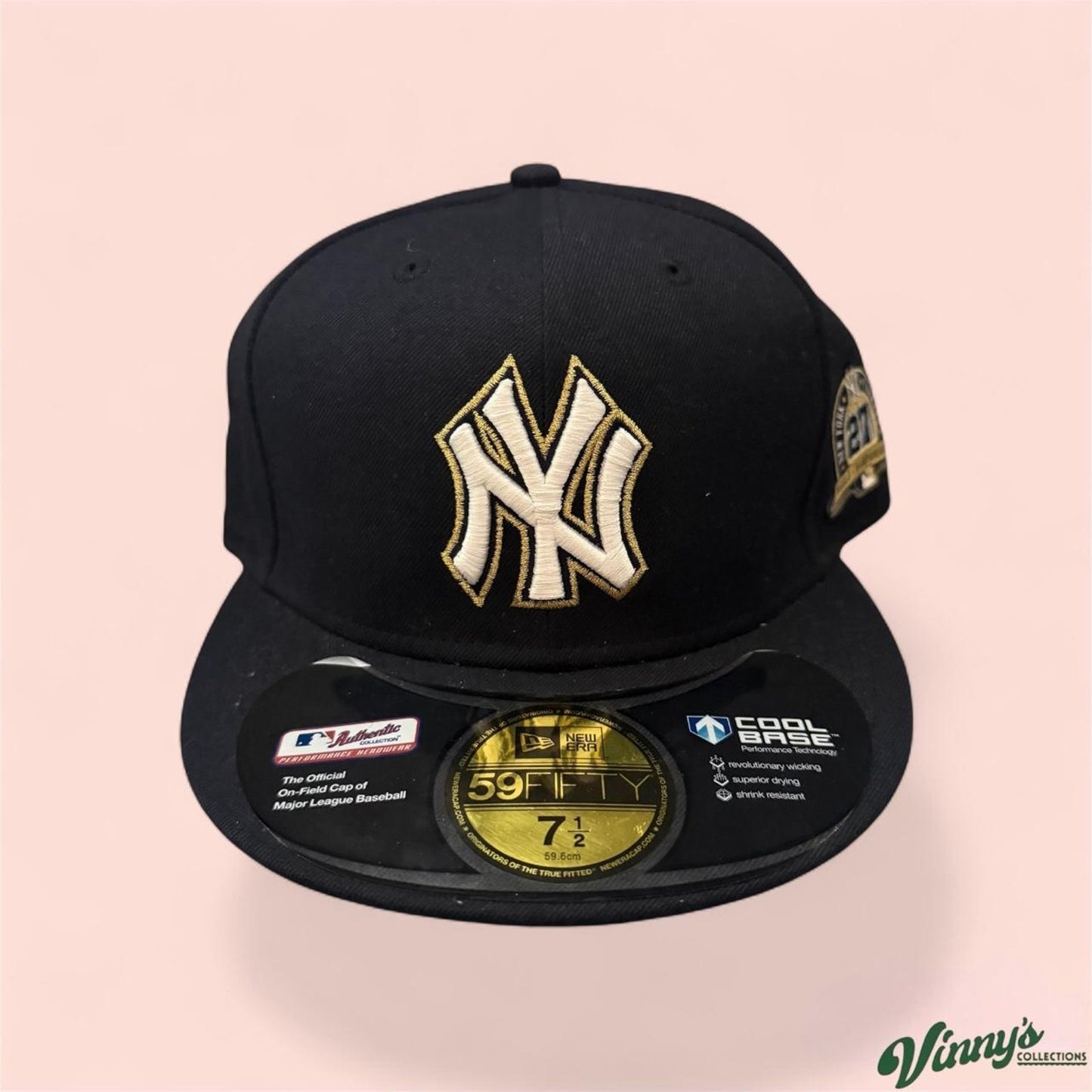 New Era New York Yankees World Series Champions Baseball Fitted Cap