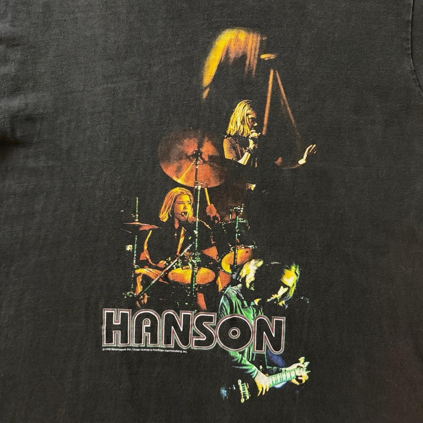 Vintage 90s Polygram Hanson Band Tee Shirt Mens Medium