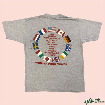 Vintage 80s Winterland Bruce Springsteen 1984 World Tour Shirt Mens XL