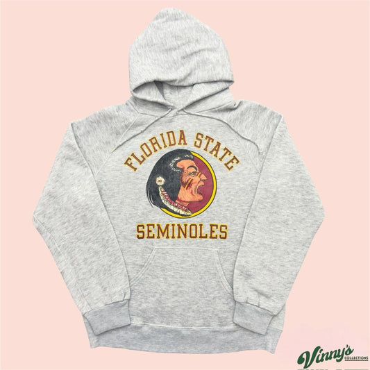 Vintage 90s Soffe FSU Florida State Seminoles College Hoodie Sweater Mens Large