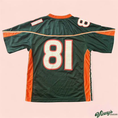 Nike NCAA Miami Hurricanes #81 College Football Jersey Youth Kids Medium
