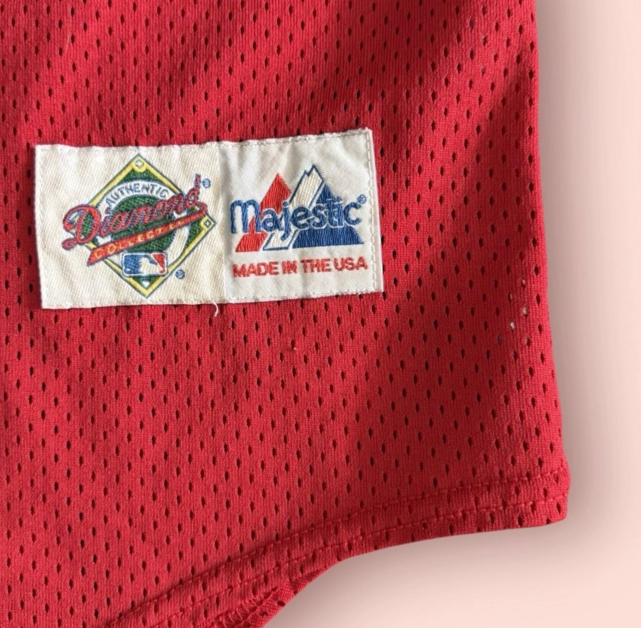 Majestic MLB St Louis Cardinals Baseball Jersey Mens Large