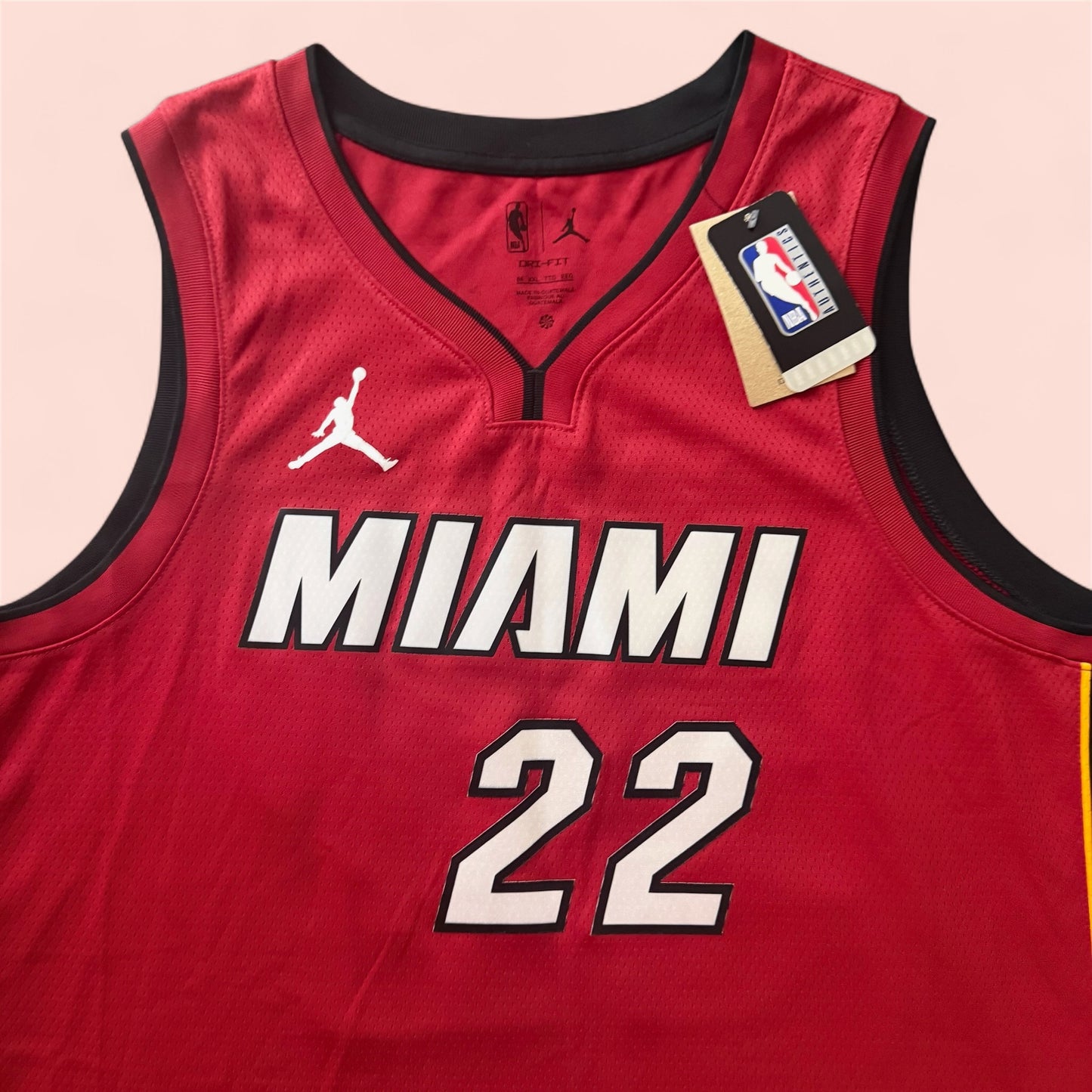 Jordan NBA Miami Heat Jimmy Butler Basketball Jersey Mens 56 2XL