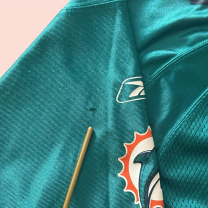 Vintage 00s NFL Reebok Miami Dolphins Zach Thomas Football Jersey Mens XL