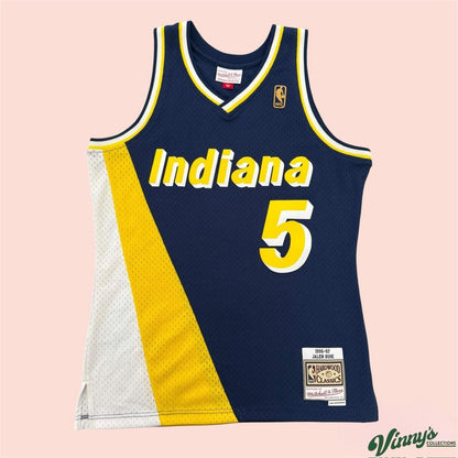 Mitchell & Ness Indiana Pacers Jalen Rose Basketball Jersey Mens Medium