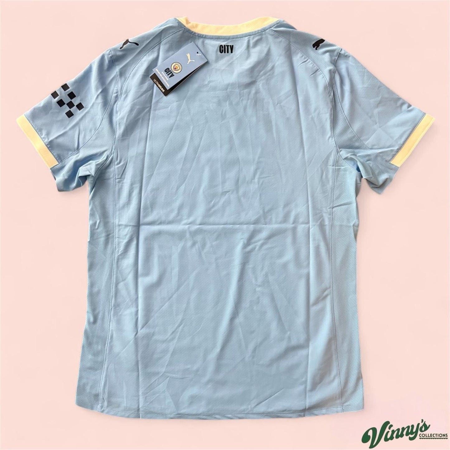 NWT 2025/26 Puma Manchester City Home Soccer Jersey Kit Mens Large