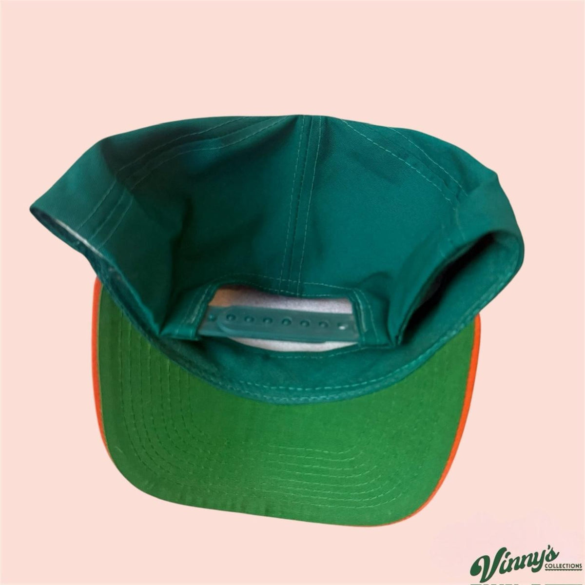 Vintage 90s AJD NFL Miami Dolphins Football Snapback Hat