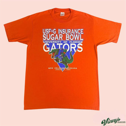 Vintage 90s 1994 Jerzees Florida Gators Sugar Bowl College Shirt Mens Large