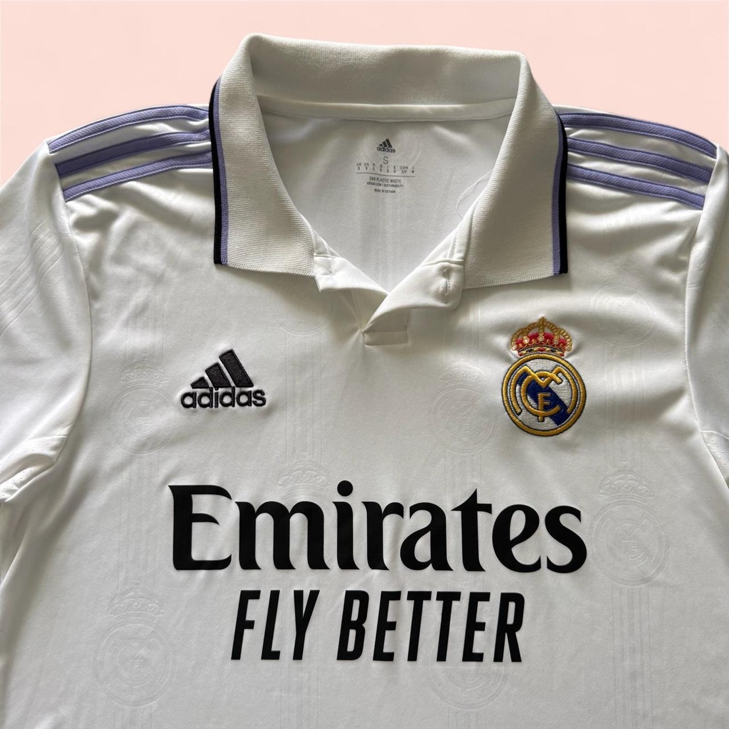 Adidas 2023/24 Real Madrid Home Soccer Jersey Kit Mens Small