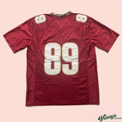 Vintage 90s Nike Florida State FSU Greg Carr College Football Jersey Mens 2XL