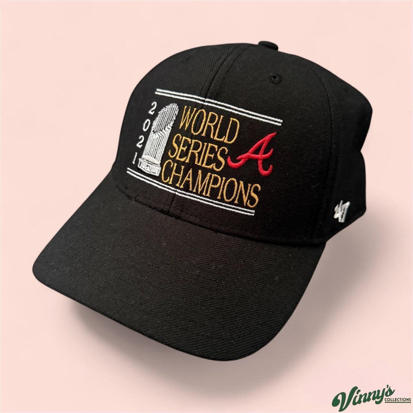 47 Brand 2021 MLB Atlanta Braves World Series Champions Baseball Cap Hat