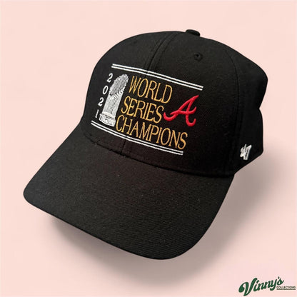 47 Brand 2021 MLB Atlanta Braves World Series Champions Baseball Cap Hat
