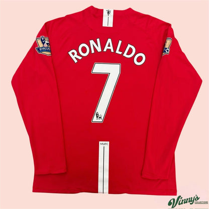 Vintage 2008 Nike Manchester United Cristiano Ronaldo Soccer Jersey Mens XL