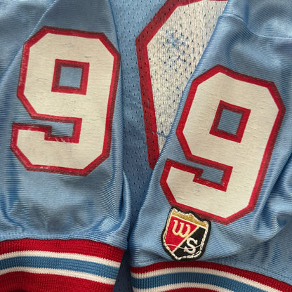 Vintage Wilson NFL Houston Oilers Steve McNair Football Jersey Mens XL